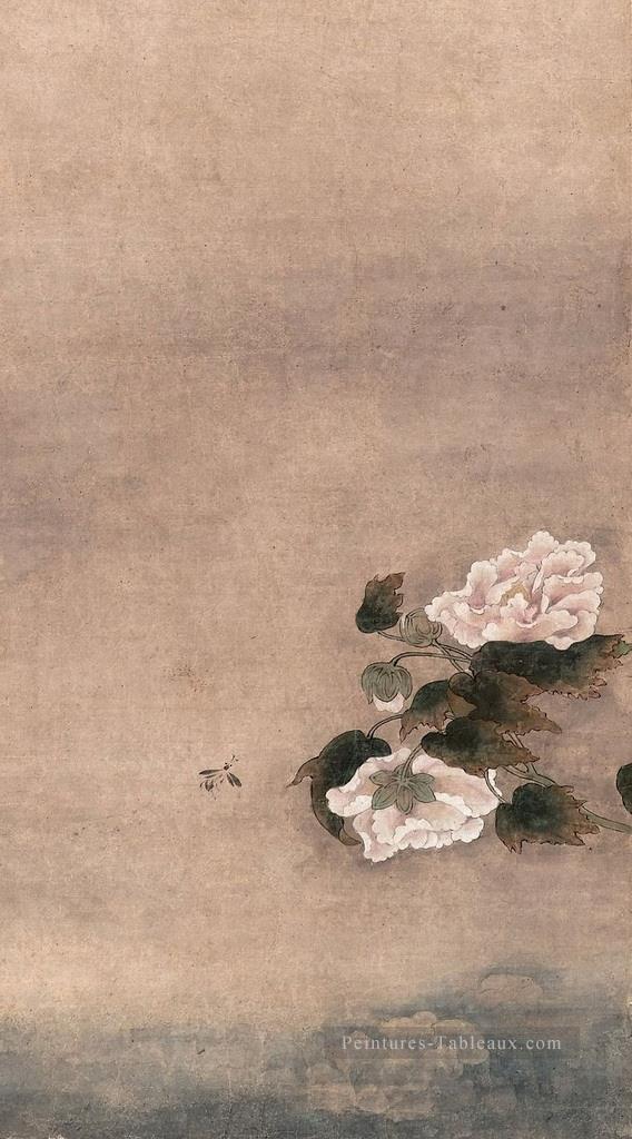 ombre dans l’eau de Lotus ancienne Chine à l’encre Peintures à l'huile